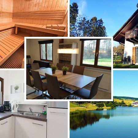 Seepark Kirchheim Ferienhaus Bei Zeta Mit Sauna Екстер'єр фото